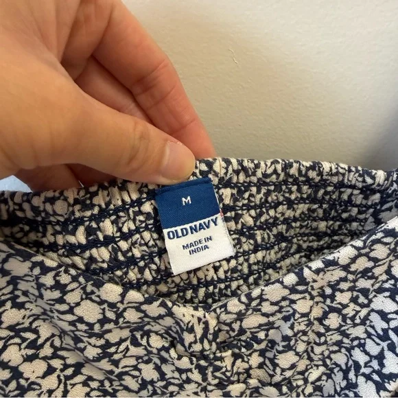 Old Navy Navy and White Floral Mini Dress - Picture 3 of 7